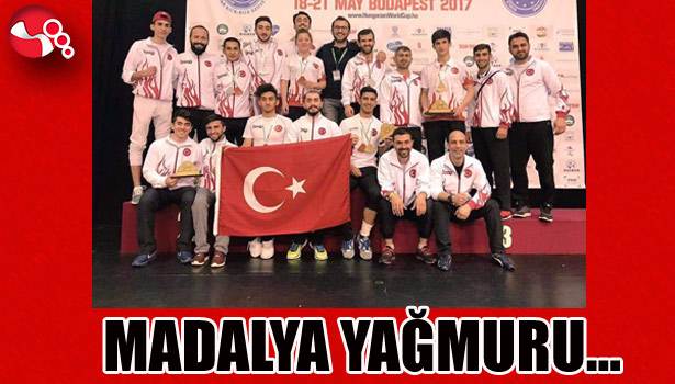 MADALYA YAĞMURU...