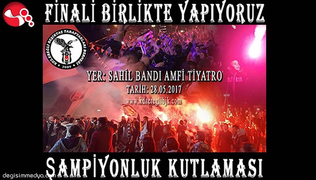 ÖNCE MAÇA SONRA ŞAMPİYONLUK KUTLAMASINA...