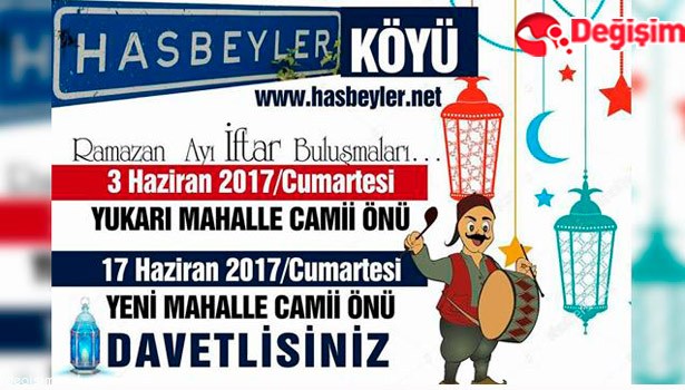 Hasbeylilerin iftarına davetlisiniz...