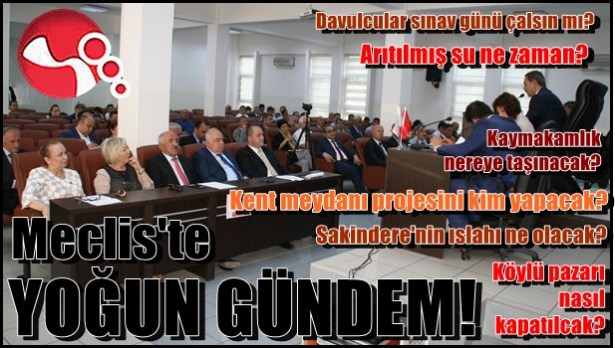 Meclis'te yoğun gündem!