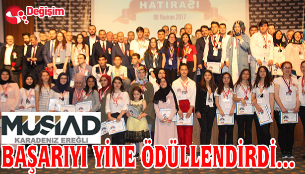 MÜSİAD BAŞARIYI YİNE ÖDÜLLENDİRDİ...