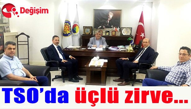 TSO'da üçlü zirve...