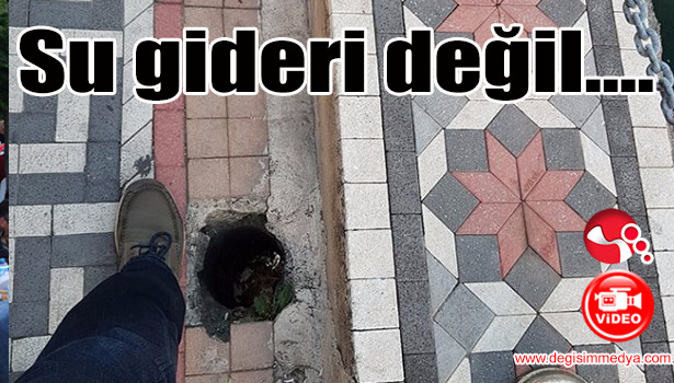 Su gideri değil....