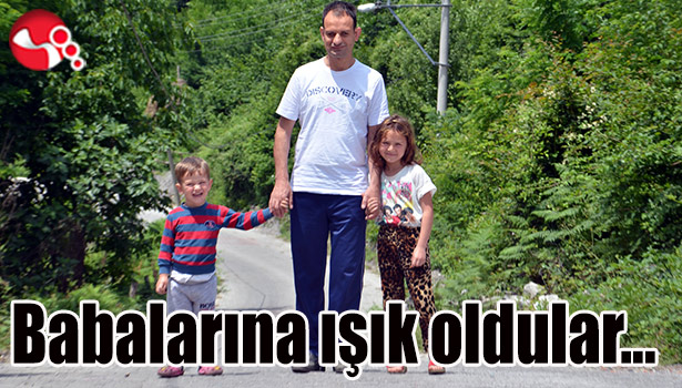 Babalarına ışık oldular...
