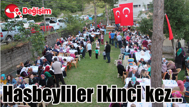 Hasbeyliler ikinci kez iftarda buluştu