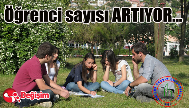 Öğrenci sayısı ARTIYOR...