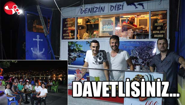 DENİZİN DİBİNE davetlisiniz...