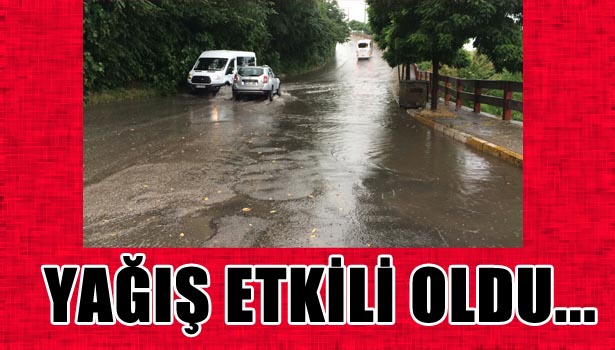 Zonguldak şiddetli yağış etkili oldu