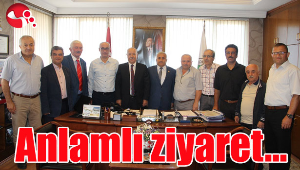 Anlamlı ziyaret...