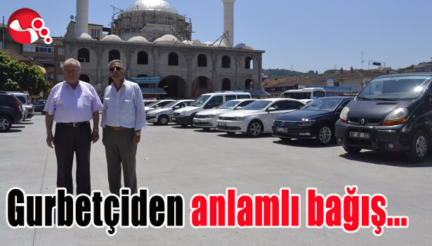 Gurbetçiden anlamlı bağış...