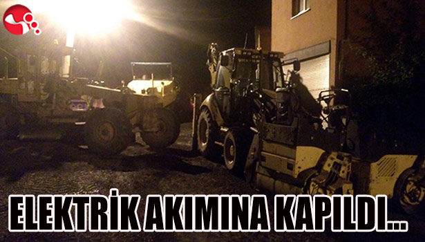 ELEKTRİK AKIMINA KAPILDI...