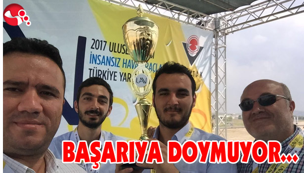 BAŞARIYA DOYMUYOR...
