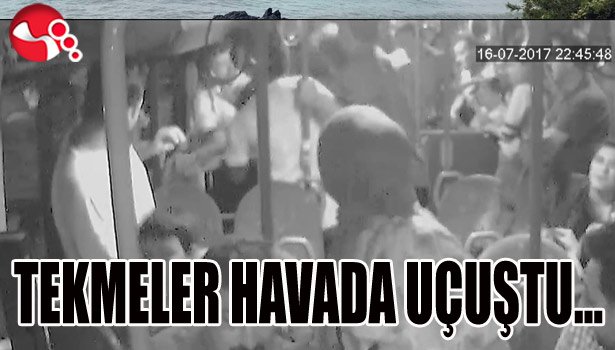 TEKMELER HAVADA UÇUŞTU...