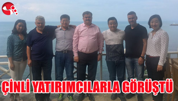 ÇİNLİ YATIRIMCILARLA GÖRÜŞTÜ