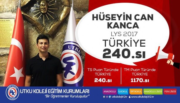 UTKU KOLEJİ'nden BİR BAŞARI DAHA...