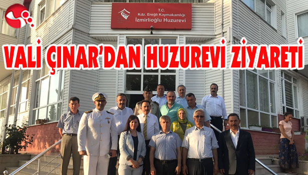 VALİ ÇINAR'DAN HUZUREVİ ZİYARETİ