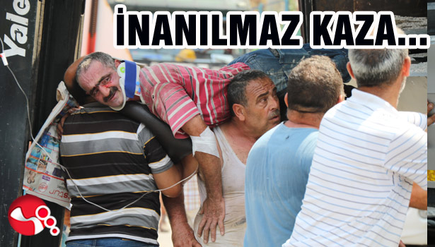 İNANILMAZ KAZA...