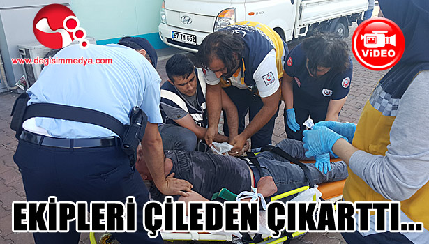 EKİPLERİ ÇİLEDEN ÇIKARTTI...