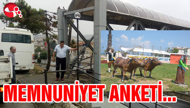 ALAPLI BELEDİYESİ'NDE MEMNUNİYET ANKETİ...