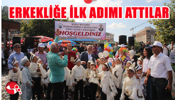 ERKEKLİĞE İLK ADIMI ATTILAR...