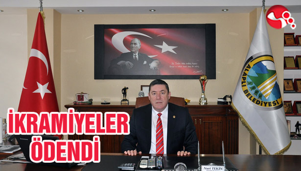 İKRAMİYELER ÖDENDİ...