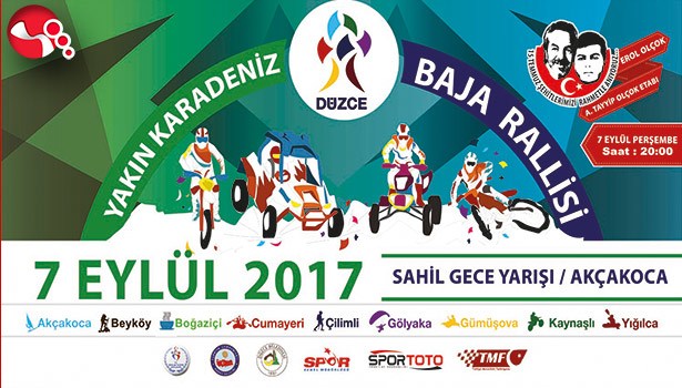 Baja Rallisi Akçakoca'da
