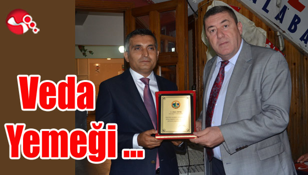 ALAPLI EMNİYET MÜDÜRÜ'NE Veda Yemeği...