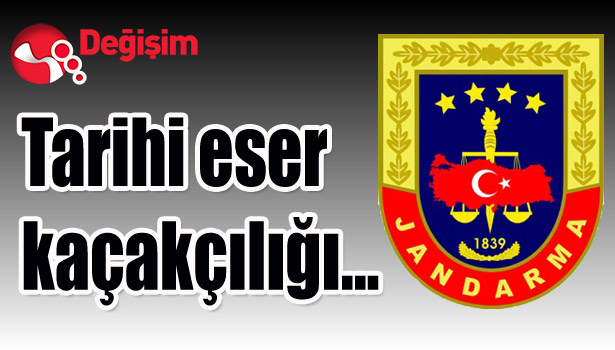 Tarihi eser kaçakçılığı...