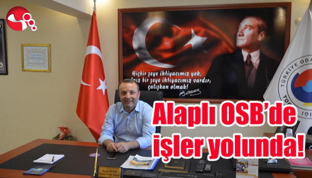 Alaplı OSB'de işler yolunda!