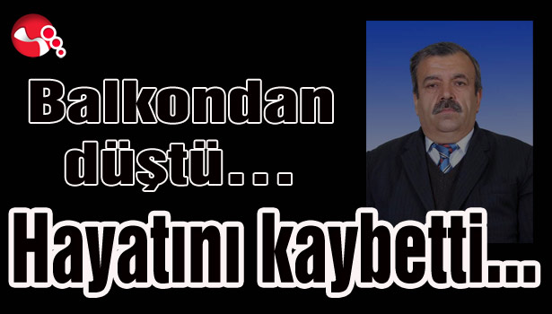 Balkondan düştü... Hayatını kaybetti...