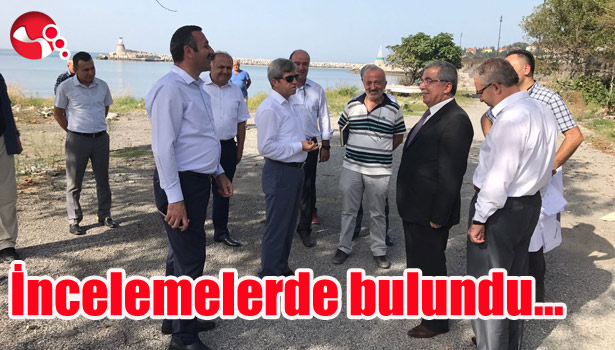 İncelemelerde bulundu...