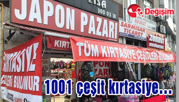 1001 çeşit kırtasiye...