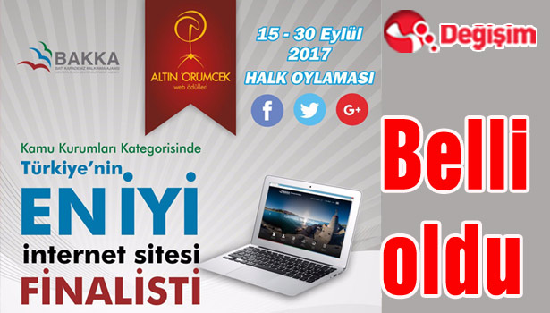 En İyi İnternet Sitesi FİNALİSTİ...