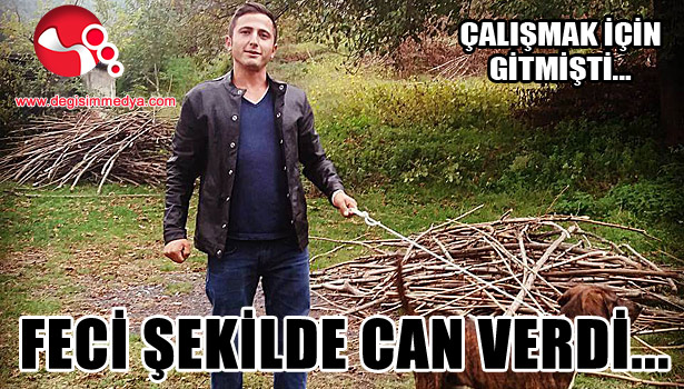 ÇALIŞMAK İÇİN GİTMİŞTİ... FECİ ŞEKİLDE CAN VERDİ...