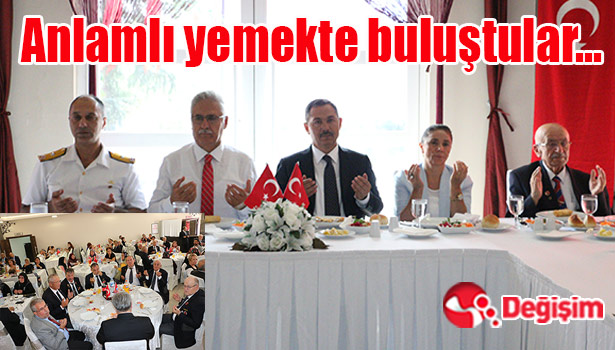 Anlamlı yemekte buluştular...
