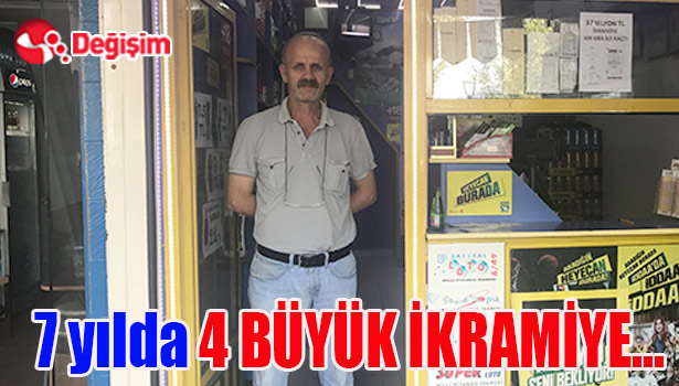 7 yılda 4 BÜYÜK İKRAMİYE...