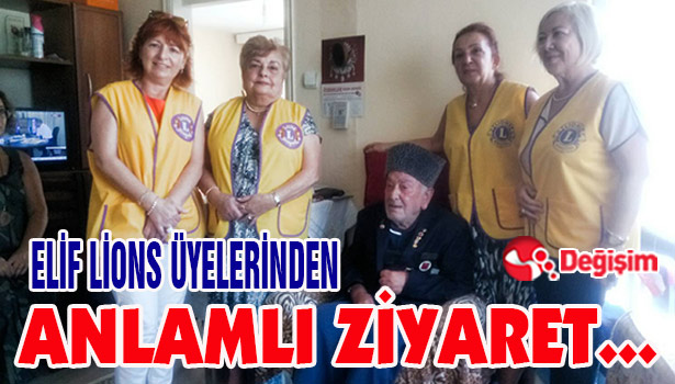 ELİF LİONS ÜYELERİNDEN ANLAMLI ZİYARET...