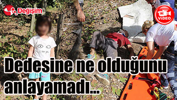 Dedesine ne olduğunu anlayamadı...Şaşırdı...