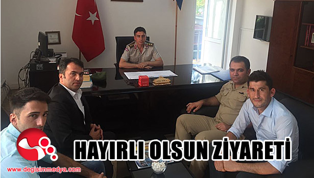 JANDARMA KOMUTANINA HAYIRLI OLSUN ZİYARETİ...