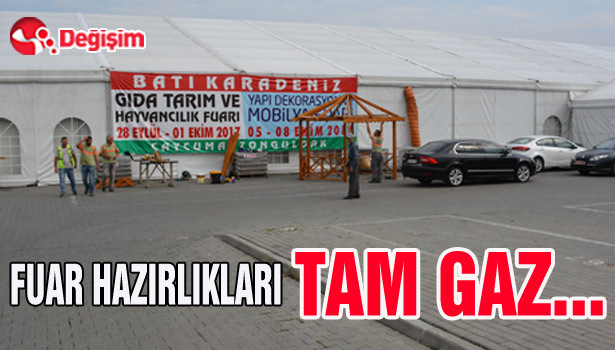 FUAR HAZIRLIKLARI TAM GAZ...