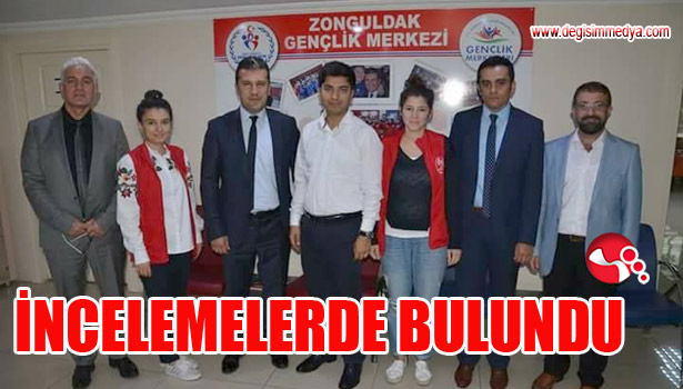 İNCELEMELERDE BULUNDU