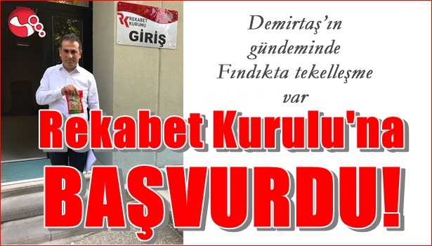 Demirtaş'ın gündeminde Fındıkta tekelleşme var