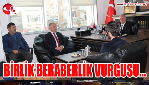 MHP'DEN BİRLİK BERABERLİK VURGUSU...