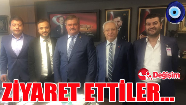 ÇATUROĞLU'NU ZİYARET ETTİLER...