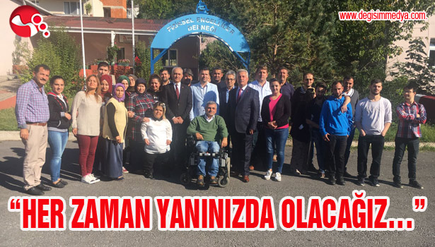 DEMİRTÜRK: "HER ZAMAN YANINIZDA OLACAĞIZ..."