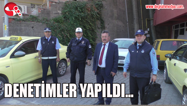 DENETİMLER YAPILDI...