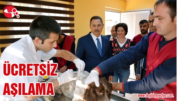 ÜCRETSİZ AŞILAMA YAPILDI