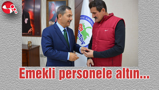 Emekli personele altın