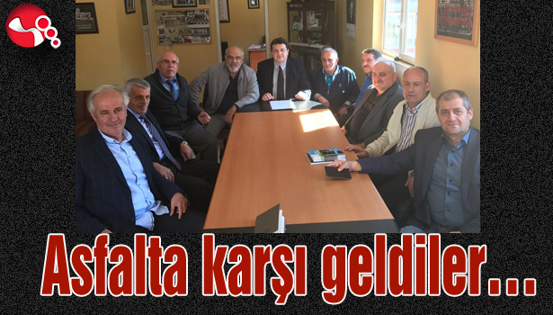 Asfalta karşı geldiler...