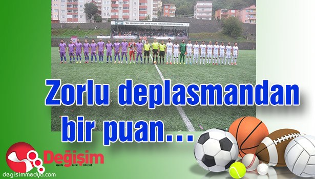 Zorlu deplasmandan bir puan...